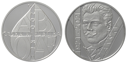 200 Kč 2021. Pamětní stříbrná mince ke 100. výročí úmrtí Jana Janského - BK