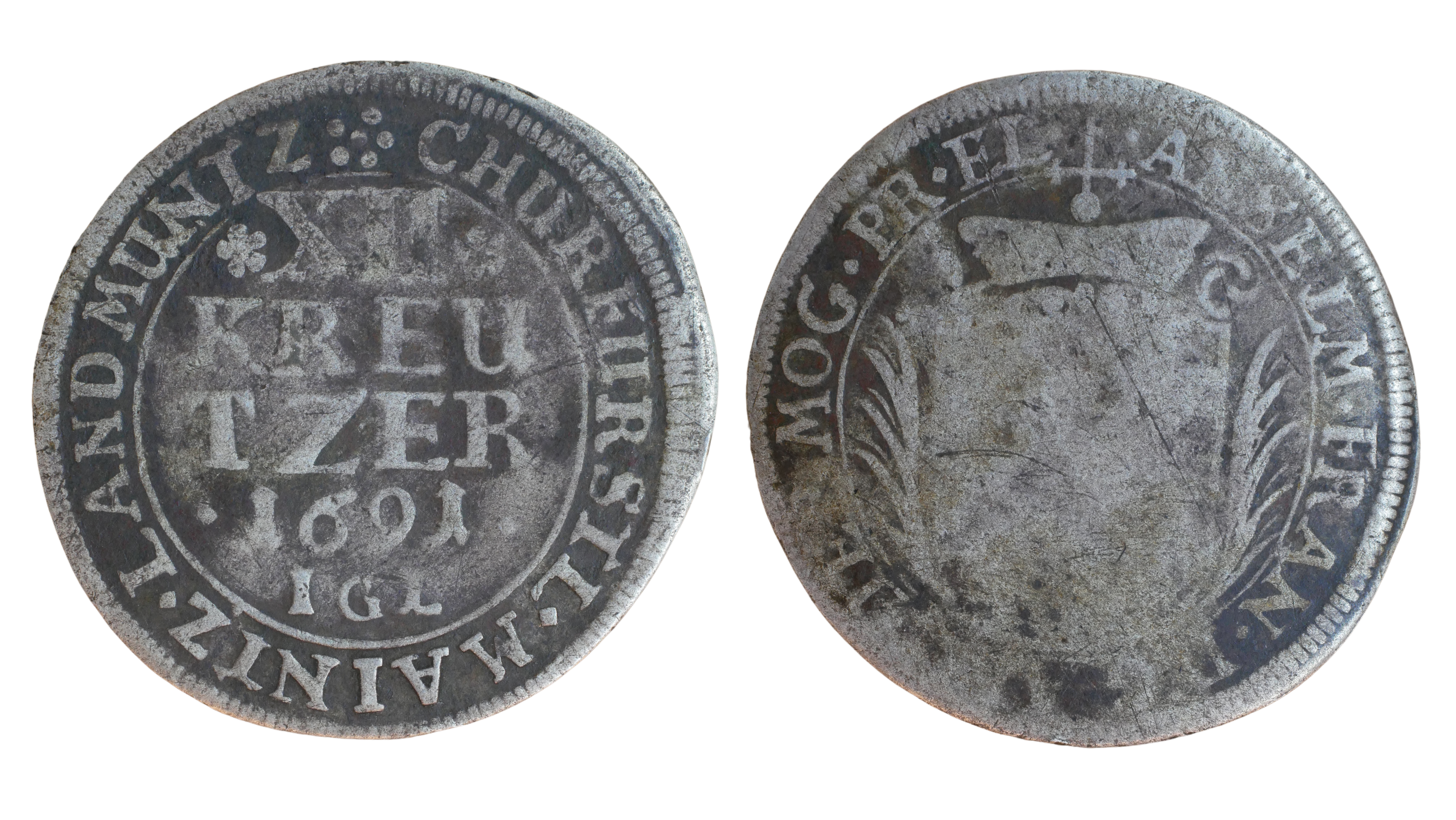Německo - 12 krejcar 1691 (4,51g - 29,1mm)