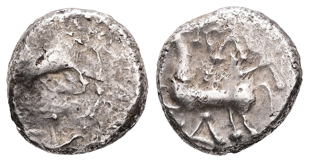 Keltové - Centrální Galové, AR Quinarius, (1,96g/12mm) 1 st.př.n.l