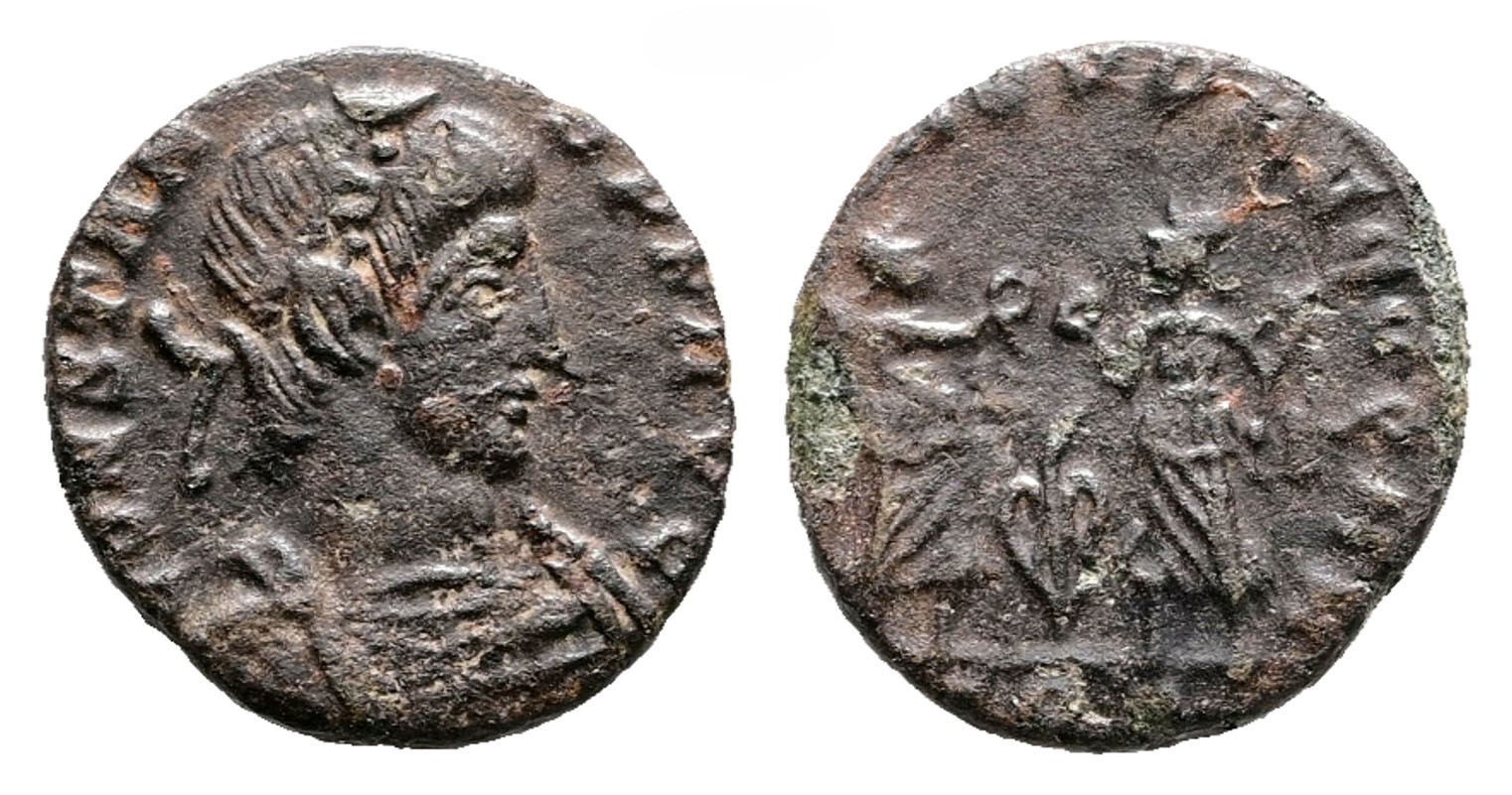 Řím - Constans 337-350 n.l. TreveriFollis AE13 mm, 1,47 g
