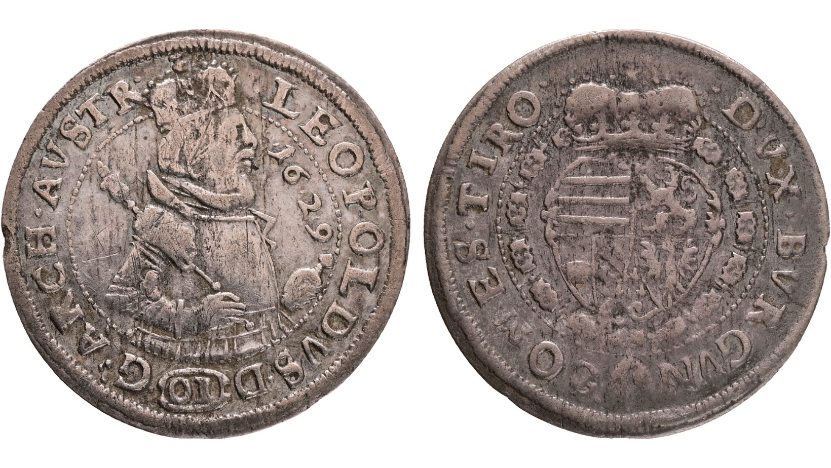 Rakousko - 10 Krejcar 1629 Arcibiskup LEOPOLD V.
