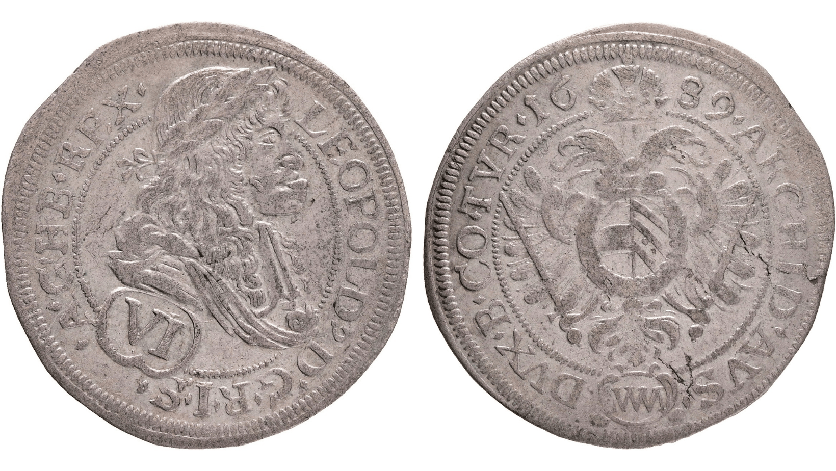 Rakousko - 6 Krejcar 1689