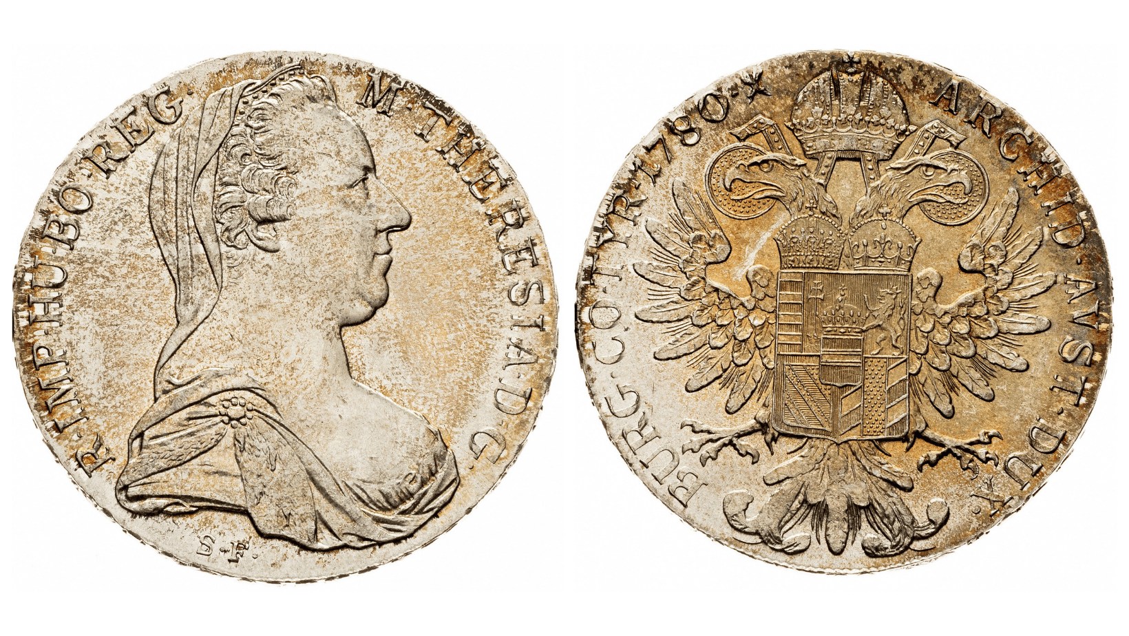 Rakousko - Maria Theresia, 1 Tolar 1780, S.F., Novoražba