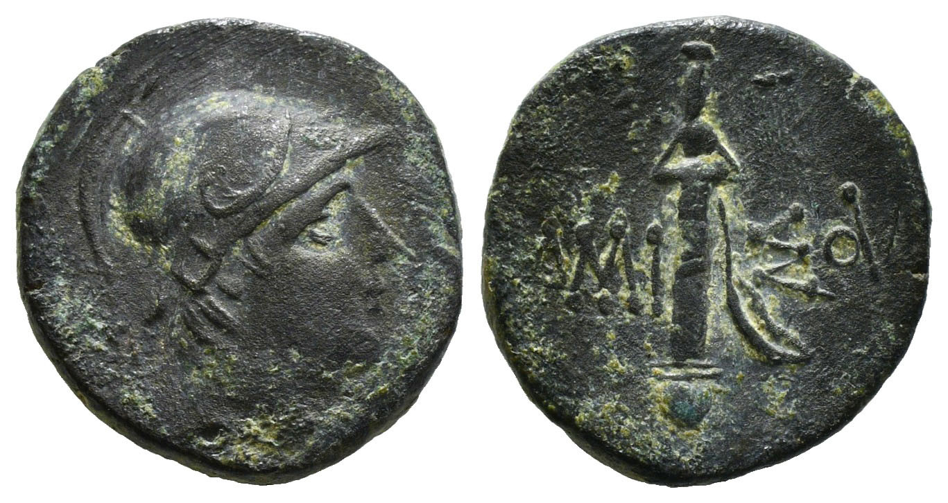 Pontos. Amisos. Ražba za Mithradata VI Eupatora, 111-105 nebo 95-90 př.n.l..AE