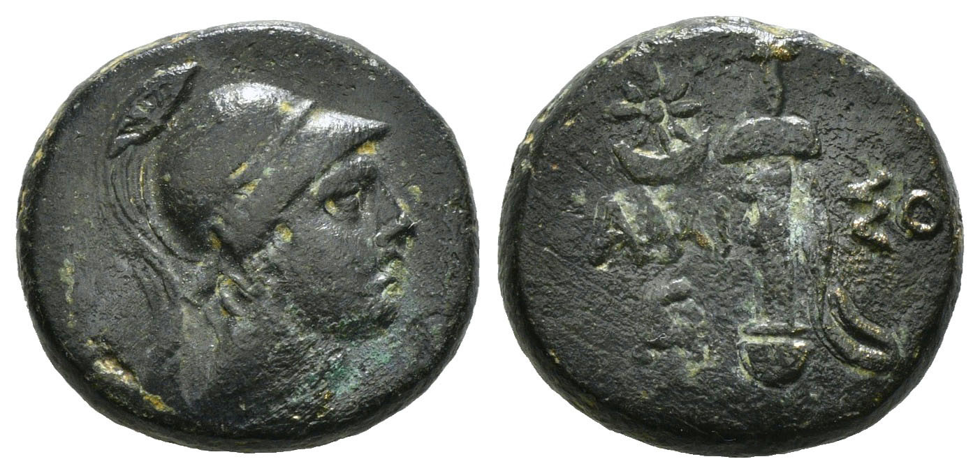 Pontos. Amisos. Ražba za Mithradata VI Eupatora, 111-105 nebo 95-90 př.n.l..AE