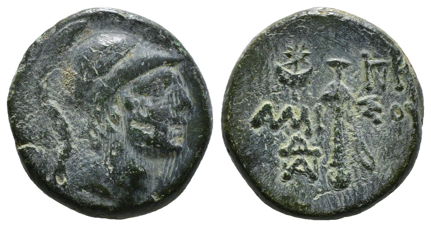 Pontos. Amisos. Ražba za Mithradata VI Eupatora, 111-105 nebo 95-90 př.n.l..AE