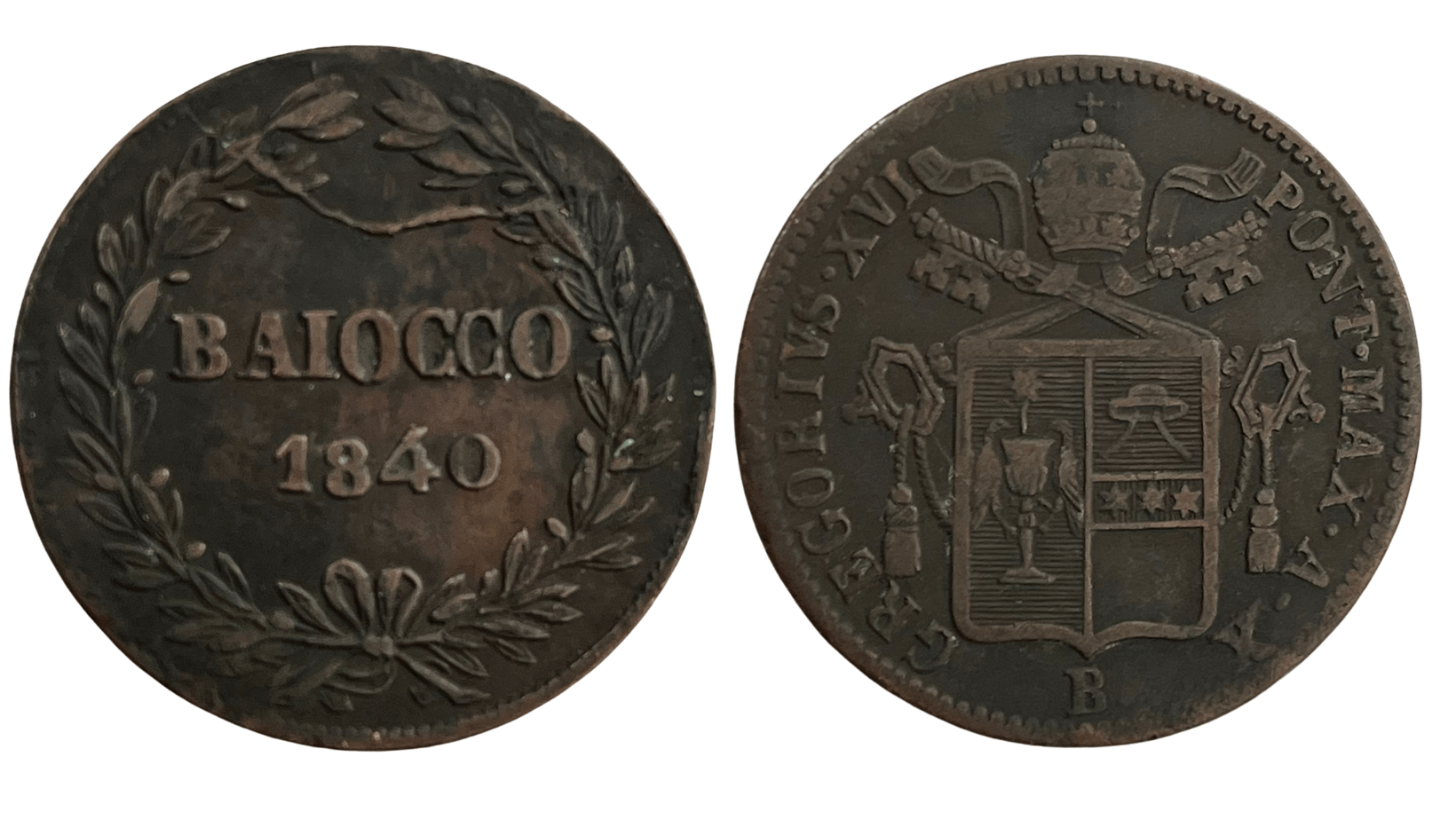 Baiocco 1840, Gregor XVI