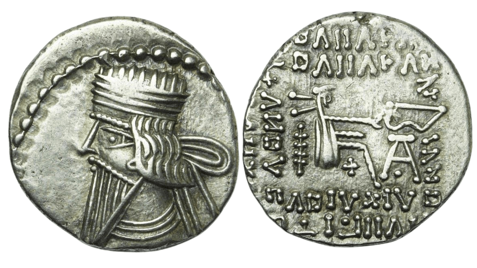 Parthská říše, drachma Vologases III 110–147 n.l.