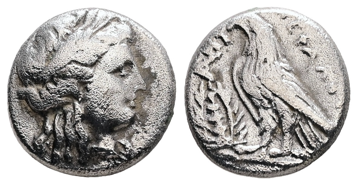 Řecko - Trója, Abydos. stříbro Hemidrachm, 2.41 g 13.42 mm.