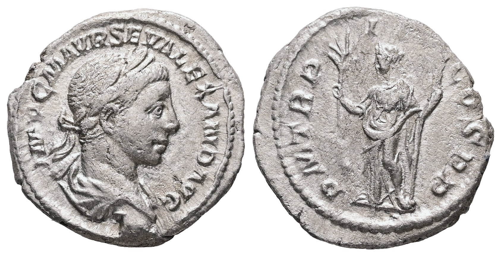 Řím - Severus Alexander, 222-235. stříbro, Denstříbroius. 3.38 g. 19.12 mm