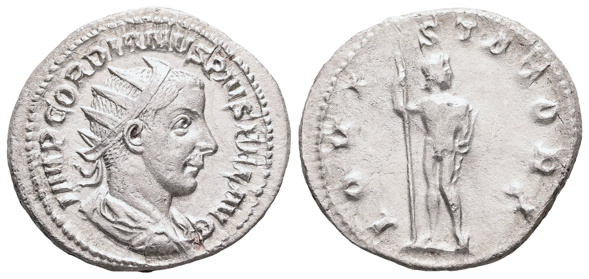 Řím - Gordian III, 238-244. stříbro, Antoninianus. 3.92 g. 23.36 mm.