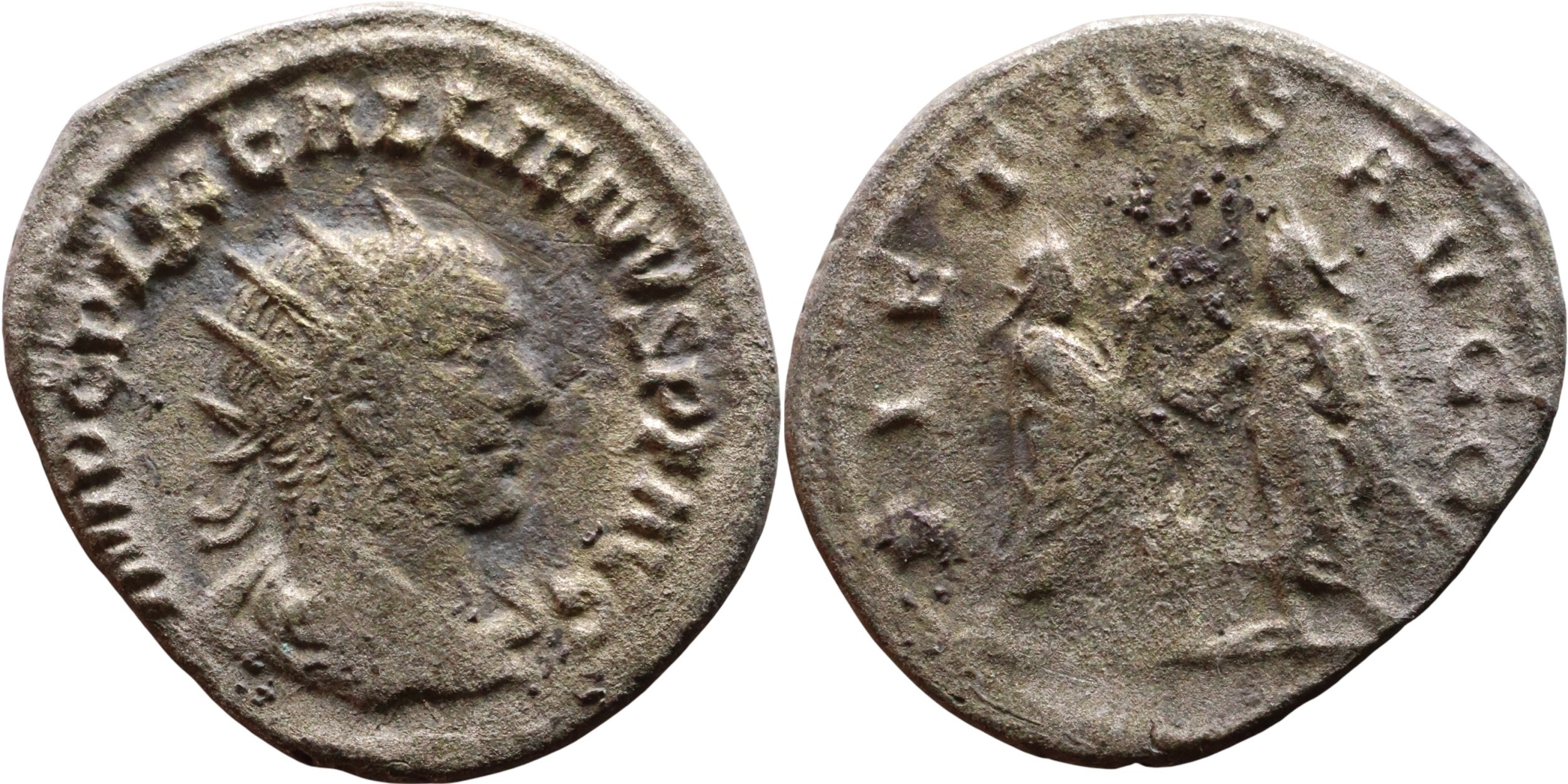Řím - Gallienus (253-268). BilonAntoninian. 21mm 3,10g