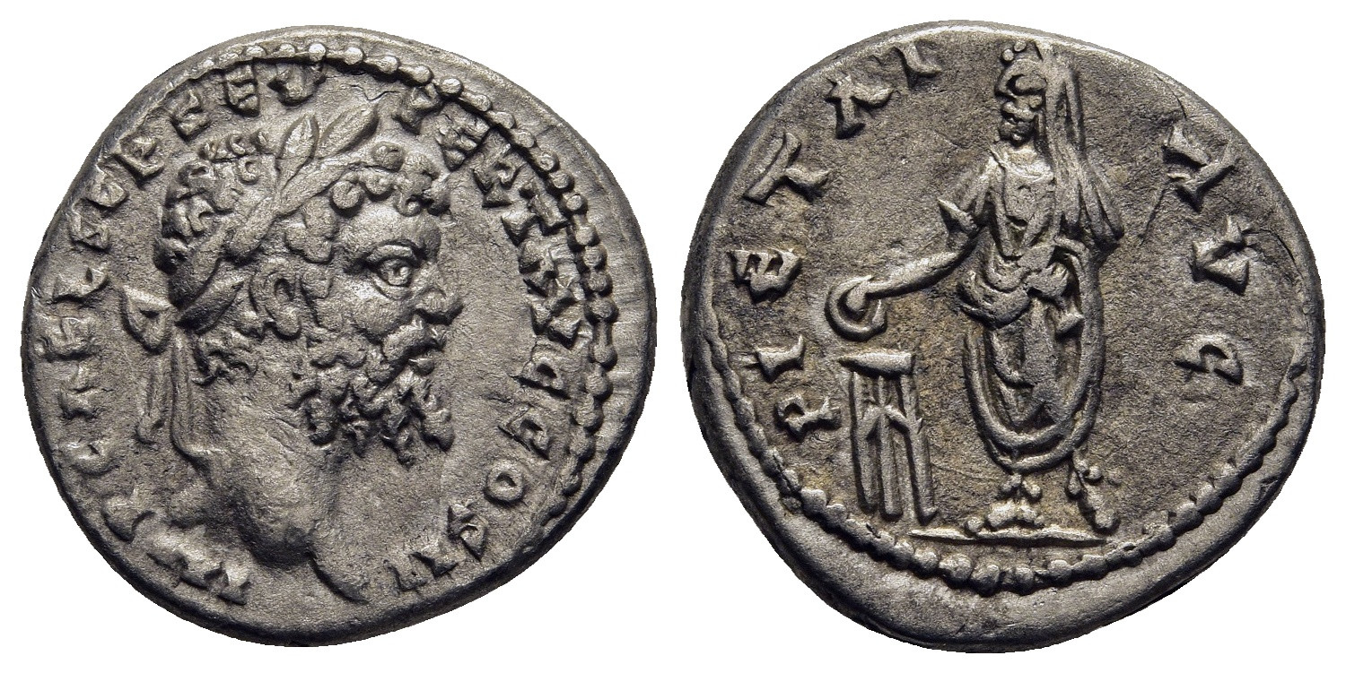 Řím – Septimius Severus, denár, Emesa, 193–211 n. l.