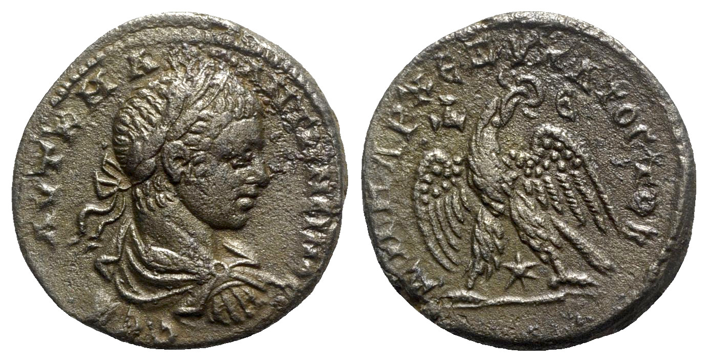 Řím – Elagabalus, tetradrachma, Antiochie, 218–222