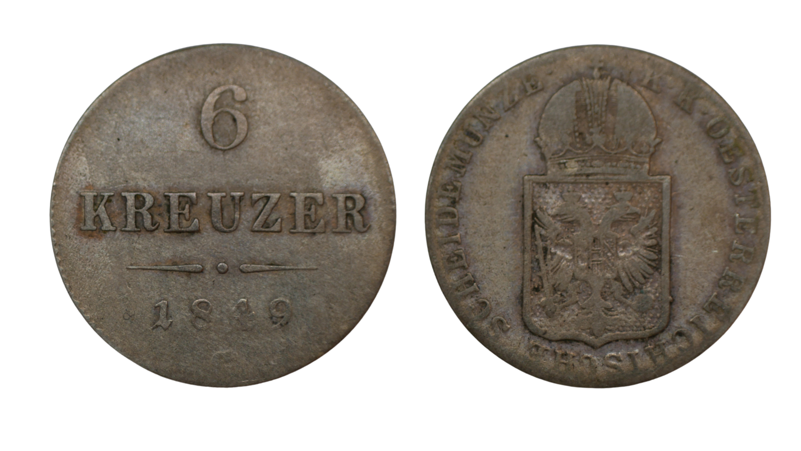 Rakousko - 6 krejcar 1849