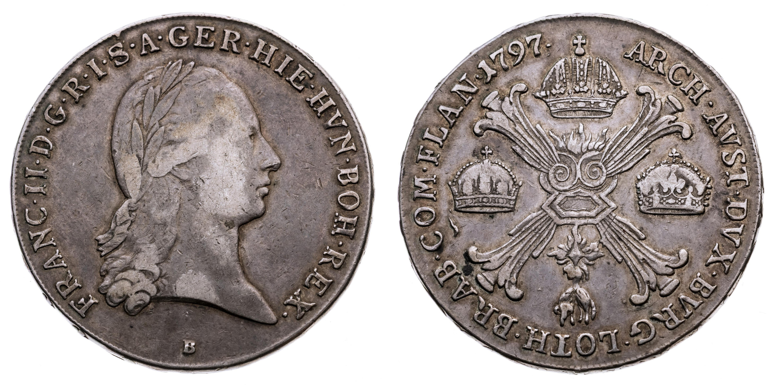 Rakousko - Habsburkové – Franz II. (I.), Kronentaler, 1797, Kremnitz