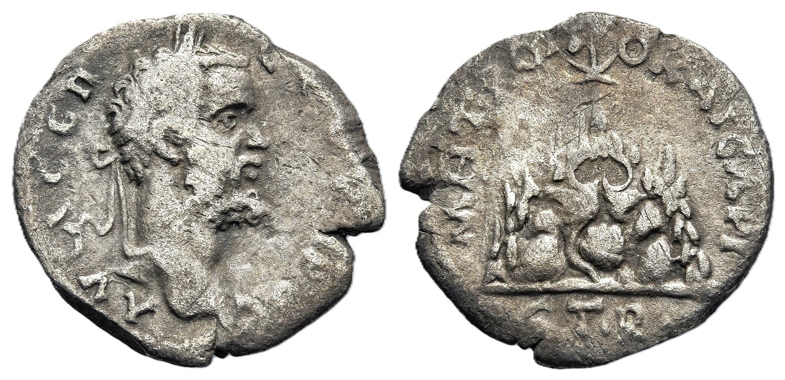 Řím – Kappadokie, Caesarea, Septimius Severus (193–211 n. l.), stříbro drachma.