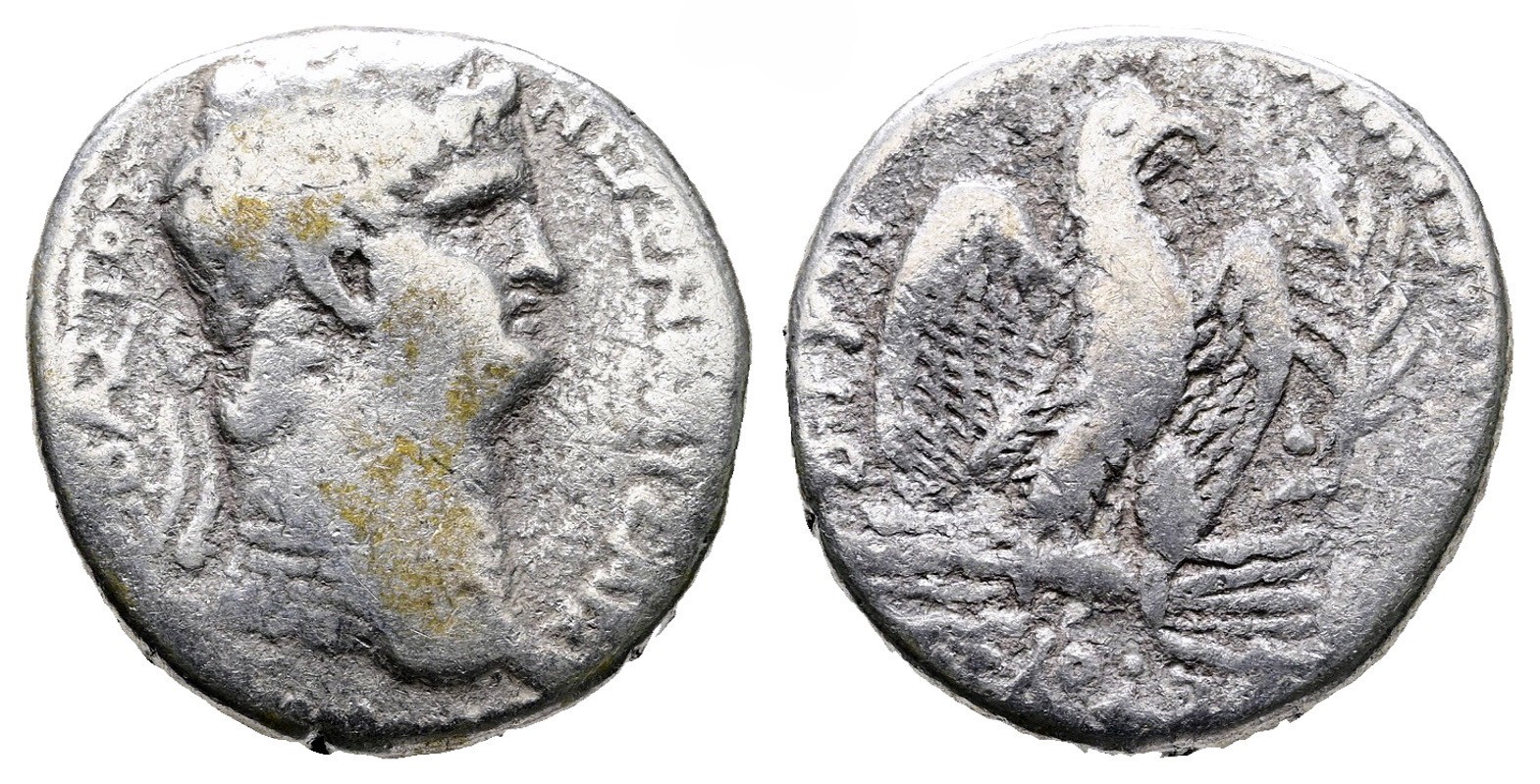 Řím - Seleucis and Pieria. Antioch. Nero AD 54-68. Tetradrachm AR 24 mm, 13,89 g Fine