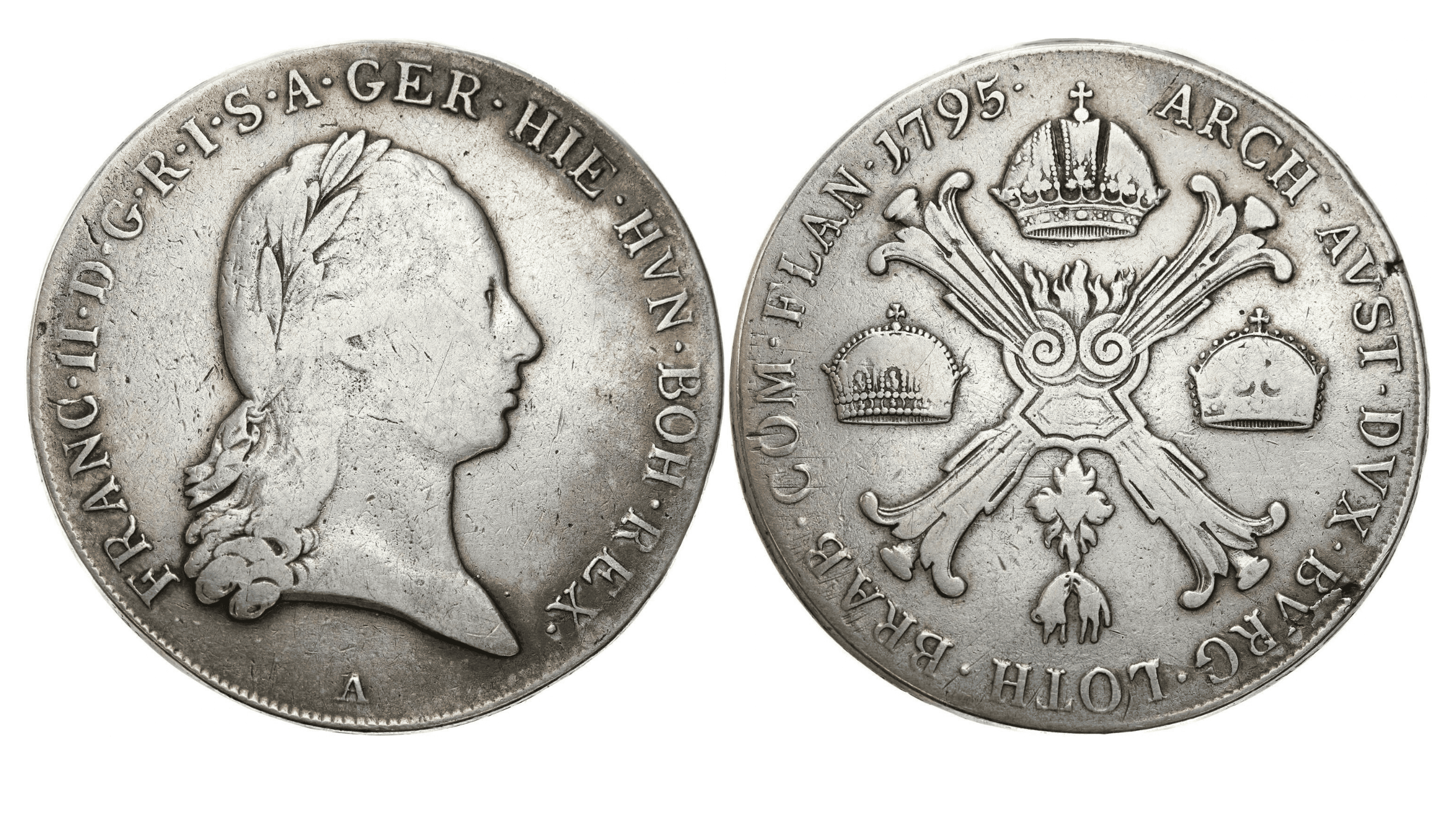 Rakousko - František II. (1792-1835). Tolr (Taler) 1795 A, Vídeň, 29,14 g Ag