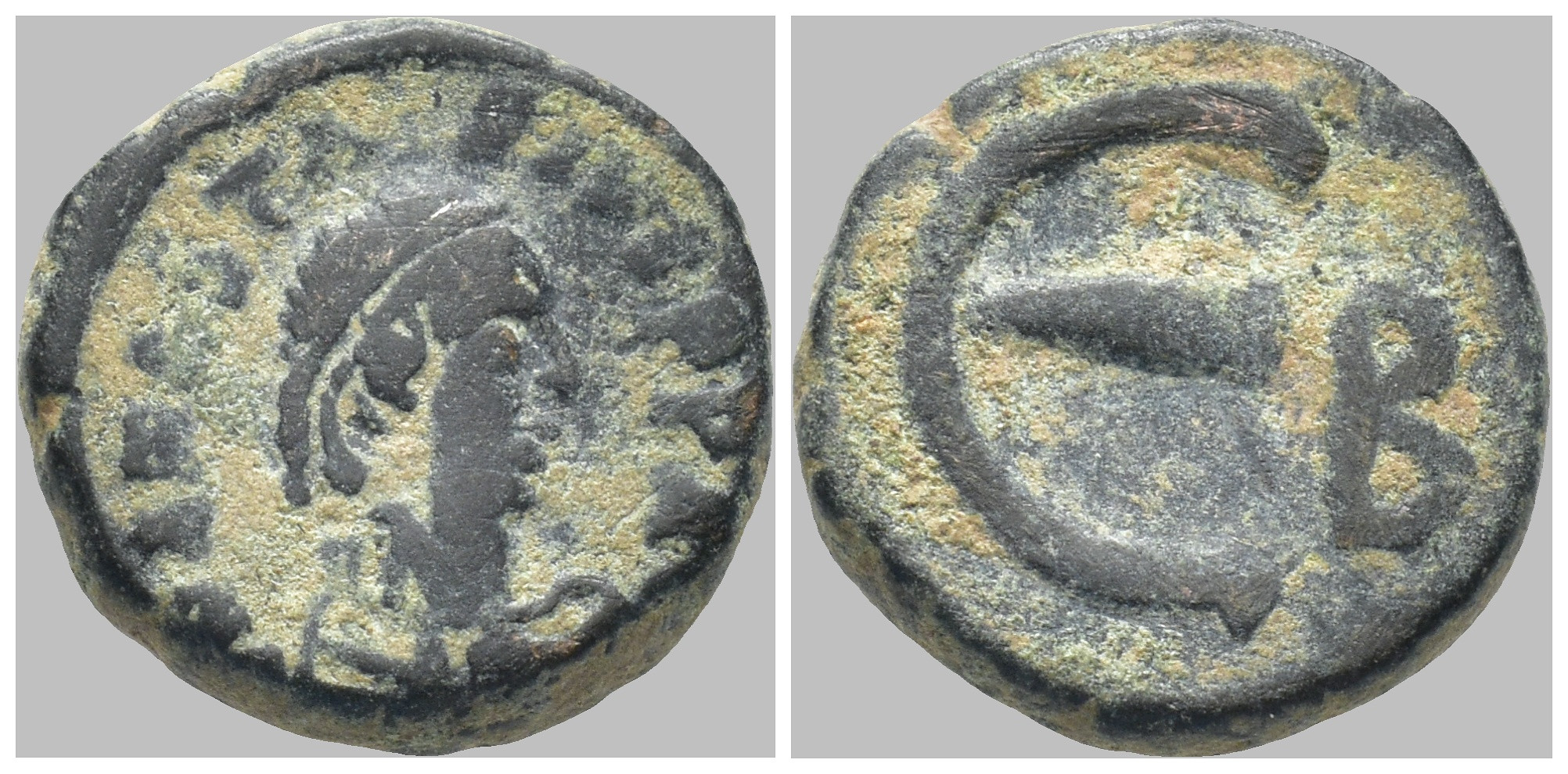 Byzantská říše - Justinian I (527–565) – AE pentanummium, Konstantinopol
