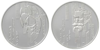 200 Kč 2021. Pamětní stříbrná mince ke 150. výročí narození Františka Kupky - PROOF