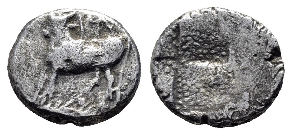 Řecko – Thrákie, Byzantion, cca 340–320 př. n. l., hemidrachma