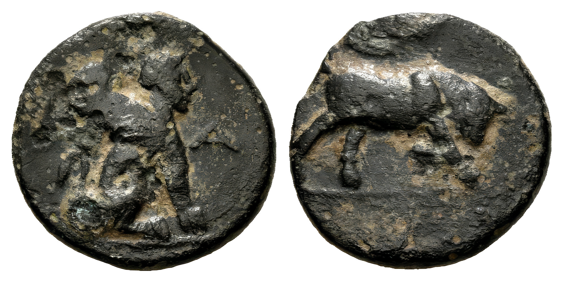 Řecko - Kárie – Kaunos, cca 350–300 př. n. l., AE