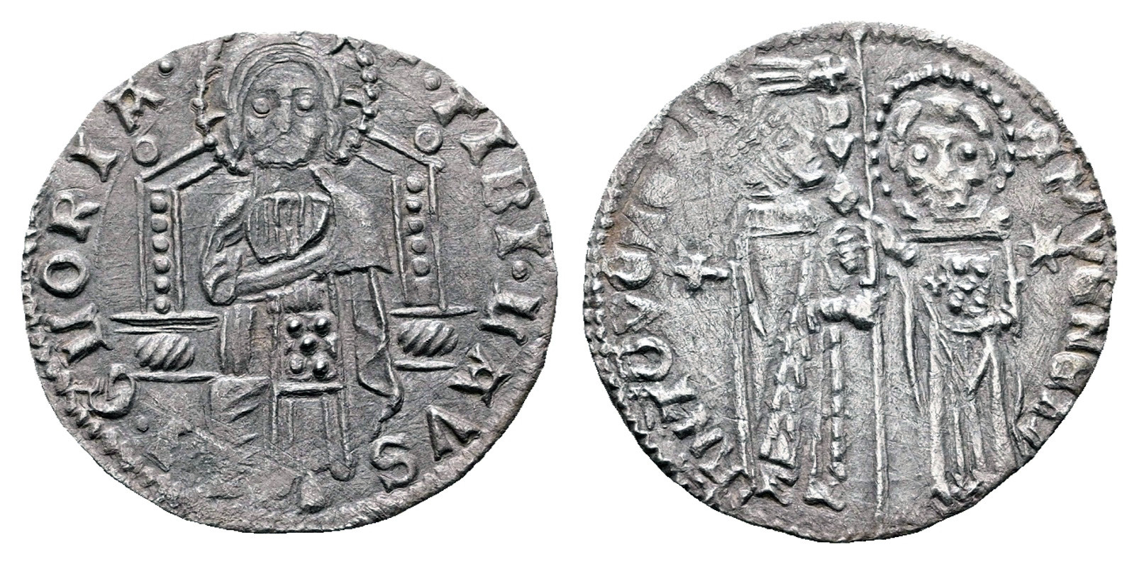 Itálie – Benátky, Antonio Venier, 1382–1400, AR grosso