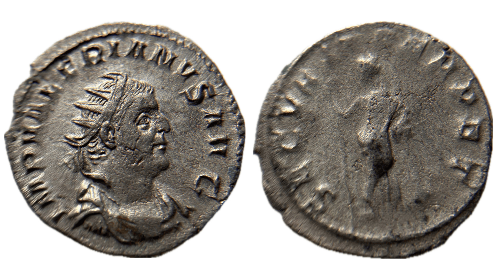 Řím - Antoninianus Valerianus SECVRIT PERPET Cologne mint