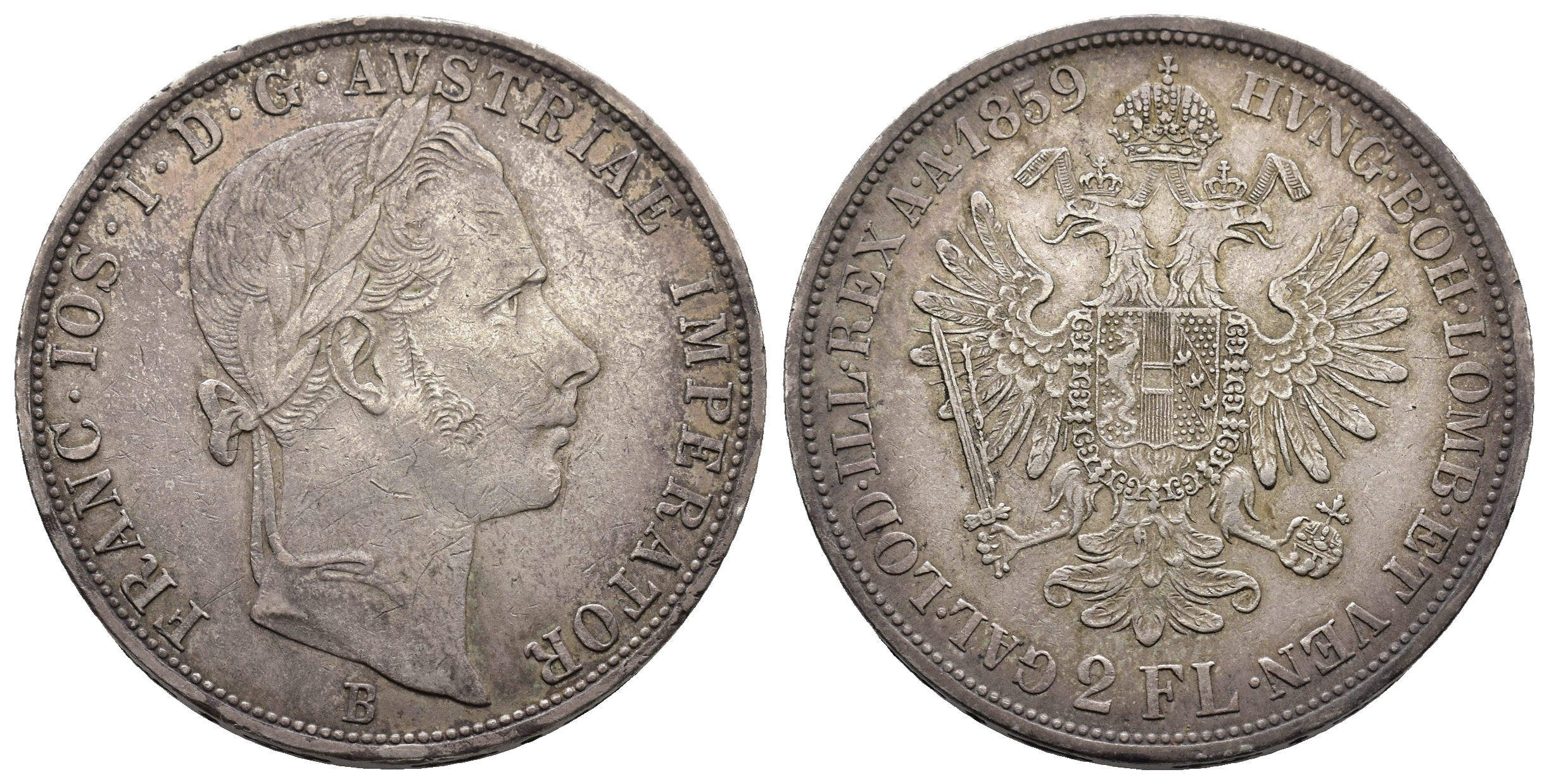 Rakousko - 2 zlatník 1859 B