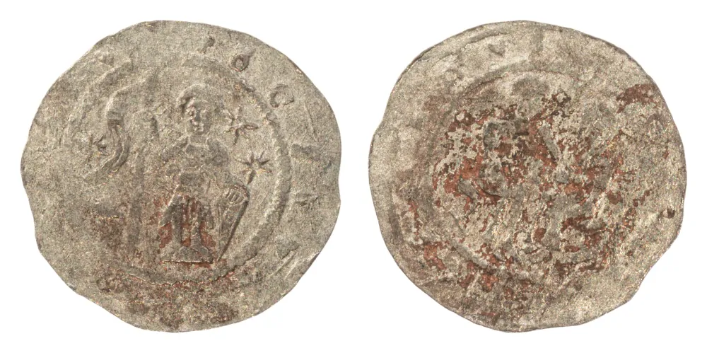 Vladislav I. denár cach 532, váha 0,77g