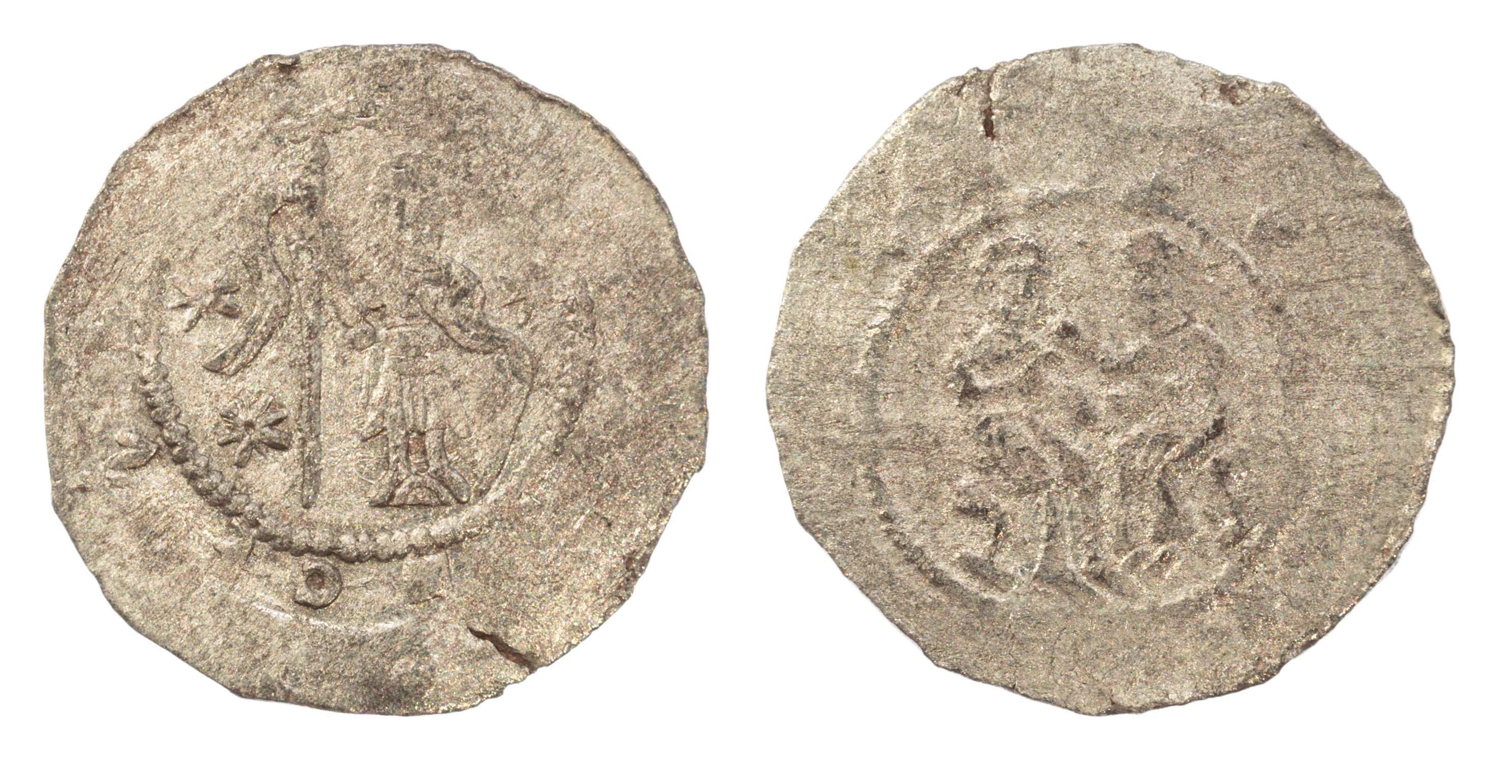 Vladislav I. denár cach 532, váha 1,0g