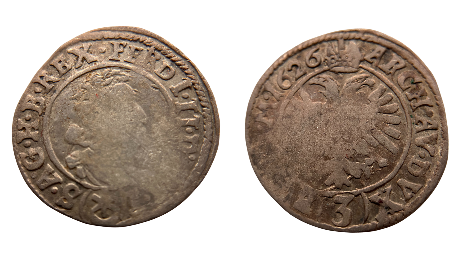 RU - FERDINAND II. 1619-1637 - 3 KREJCAR 1626 Praha Hubner