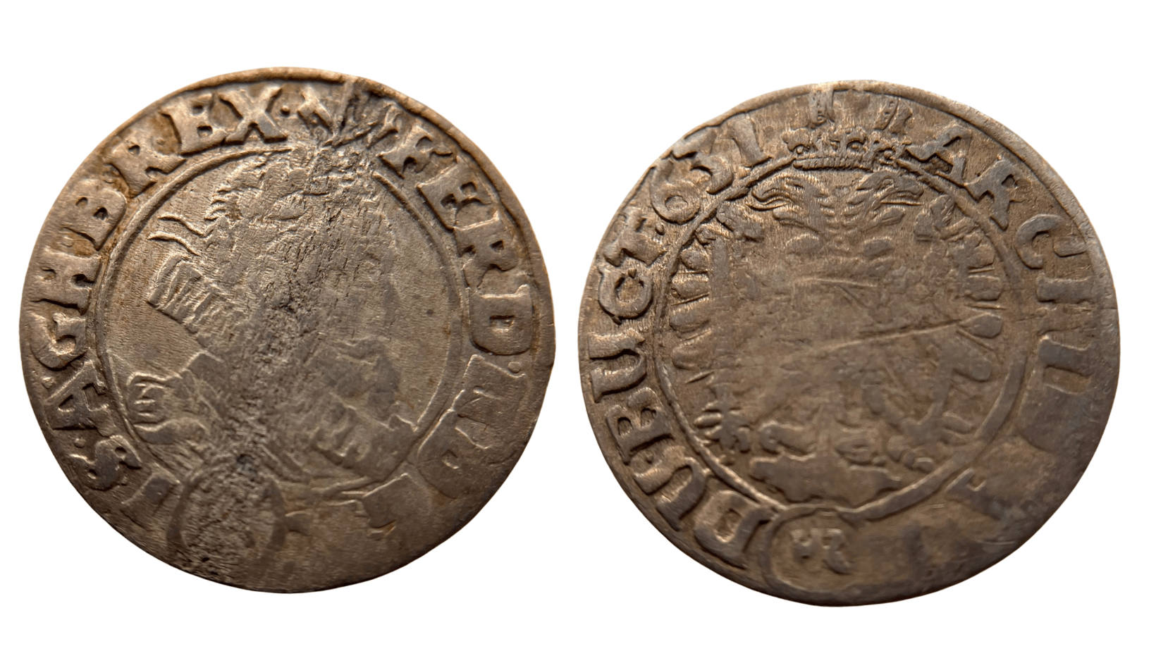 RU - FERDINAND II. 1619-1637 - 3 KREJCAR 1631 Slezsko Vratislav Riedel
