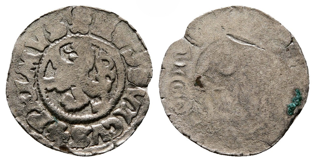 Bílí peníz jednostranný, Ludvík (1516- 1526), 0,396g