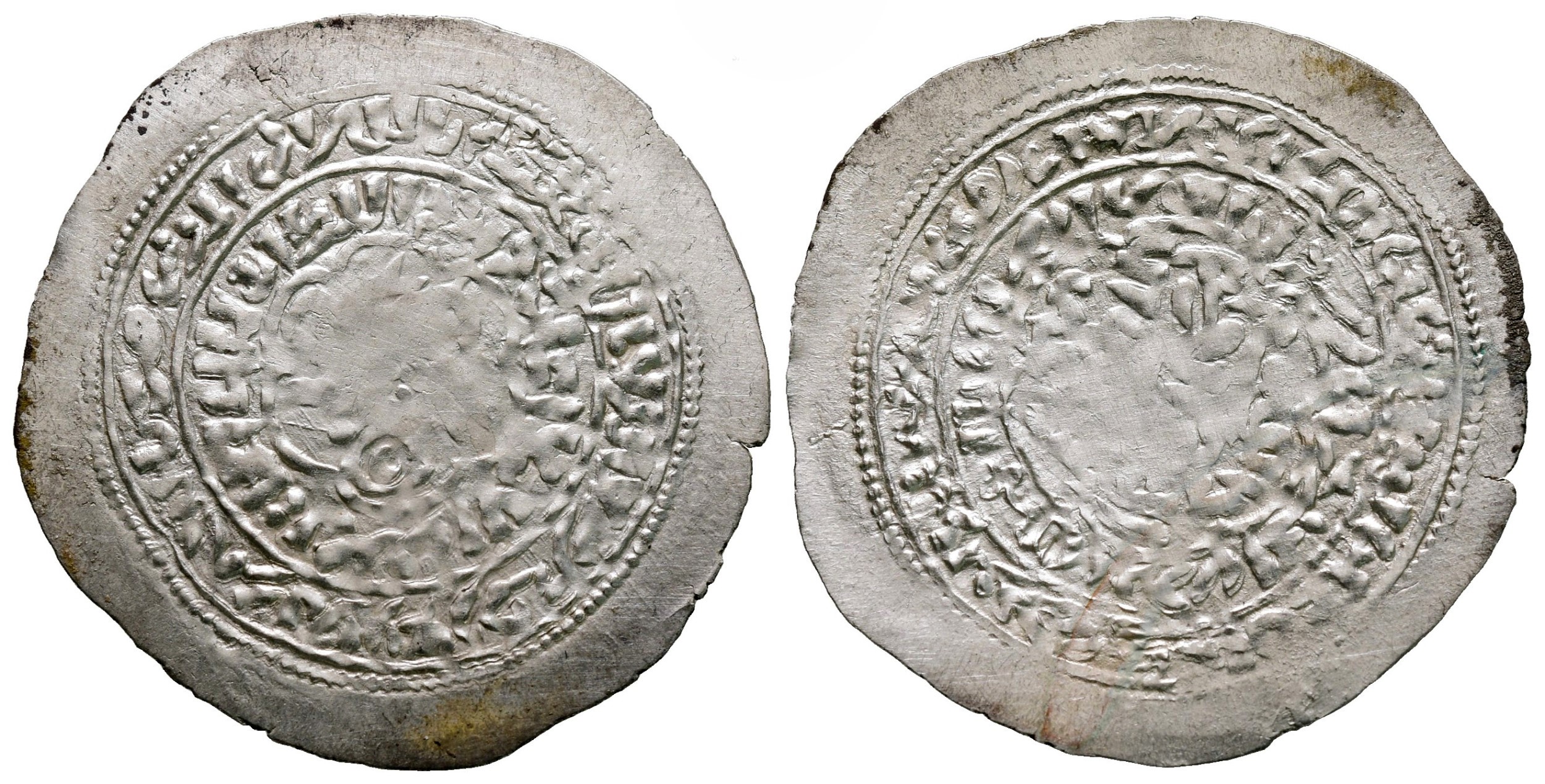Jemen - Rasulid dynasty - Rasulids , al-Malik al-Mujahid Sayf al-Islam Ali AR Dirham 32 mm, 1,74 g