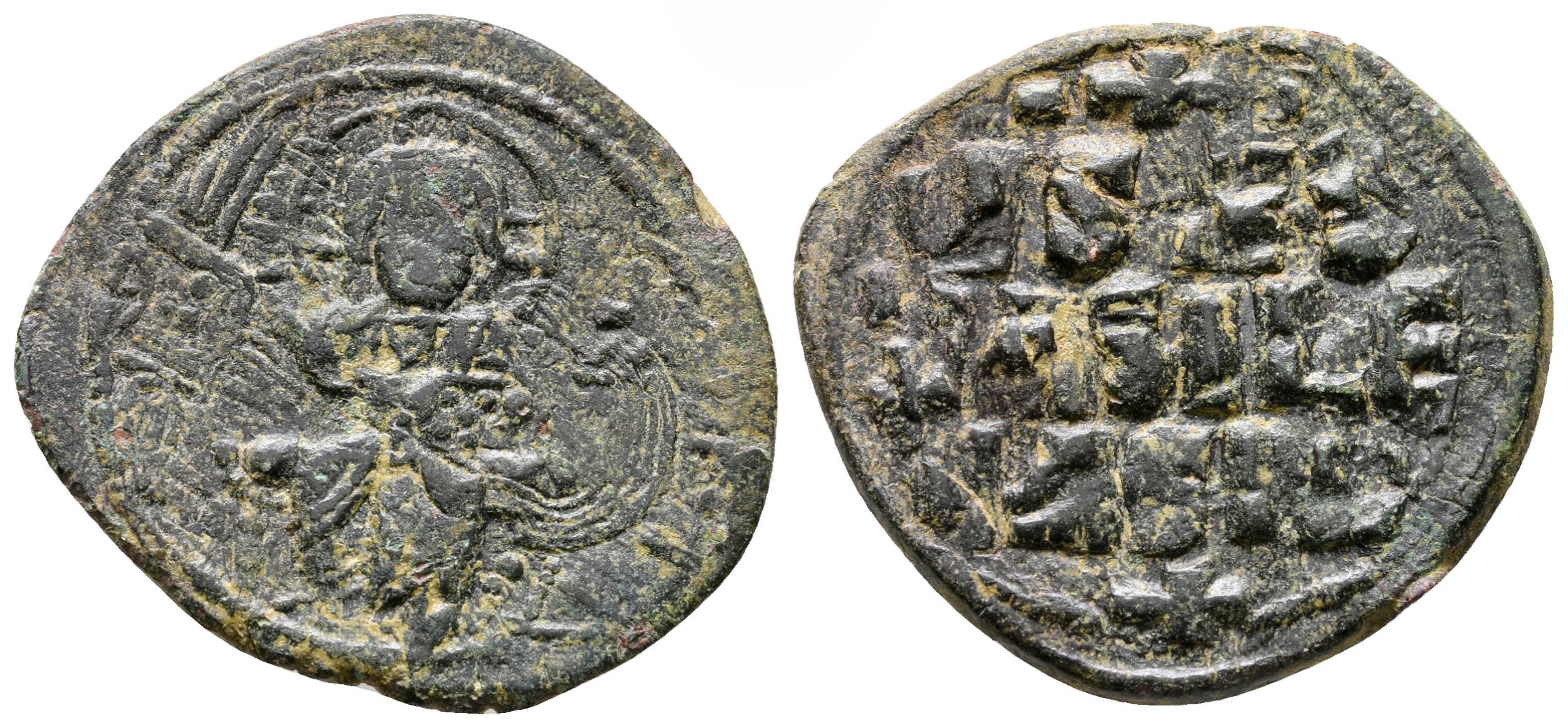 Byzantská říše - Constantine IX Monomachu, Follis AE, (5,97g/29mm) 1042-1055 n.l..,