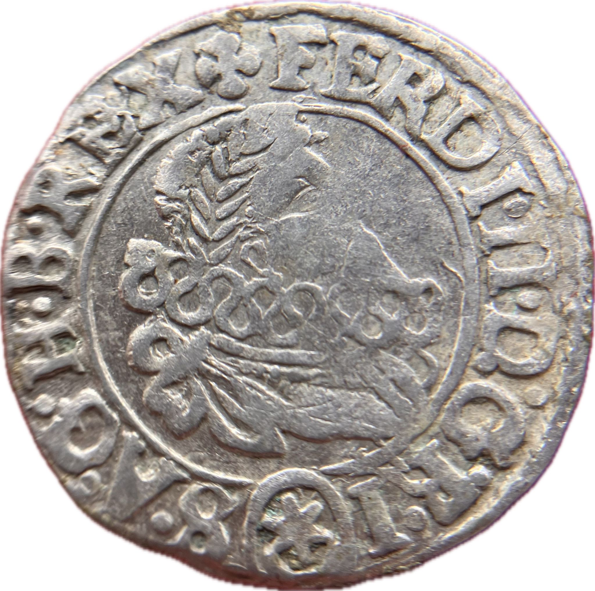 Bohemia 3 Krejcar Ferdinand II 1626 Praha