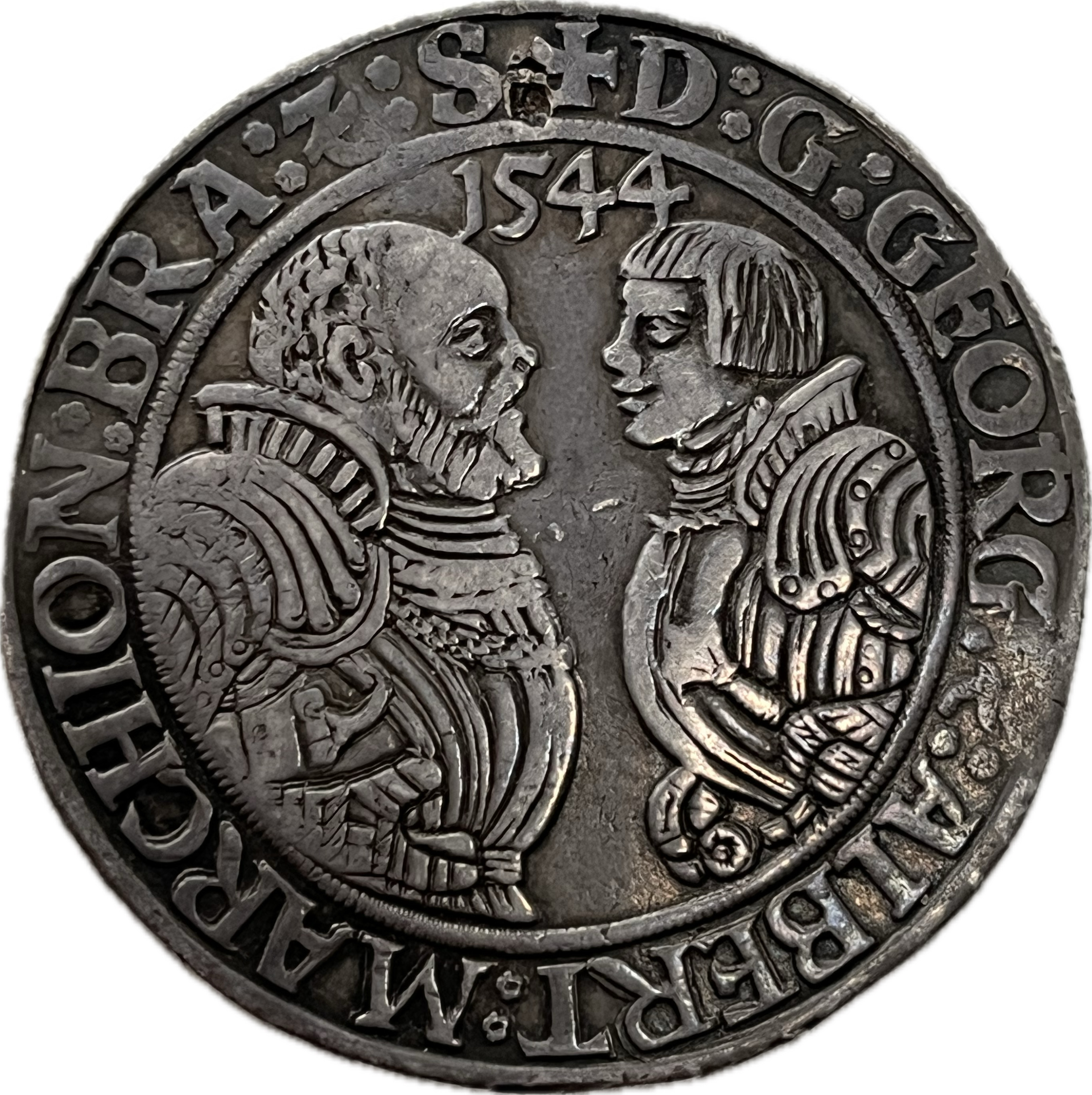 Nemecko-Brandenburg-Franconi-George and Albert II, 1544