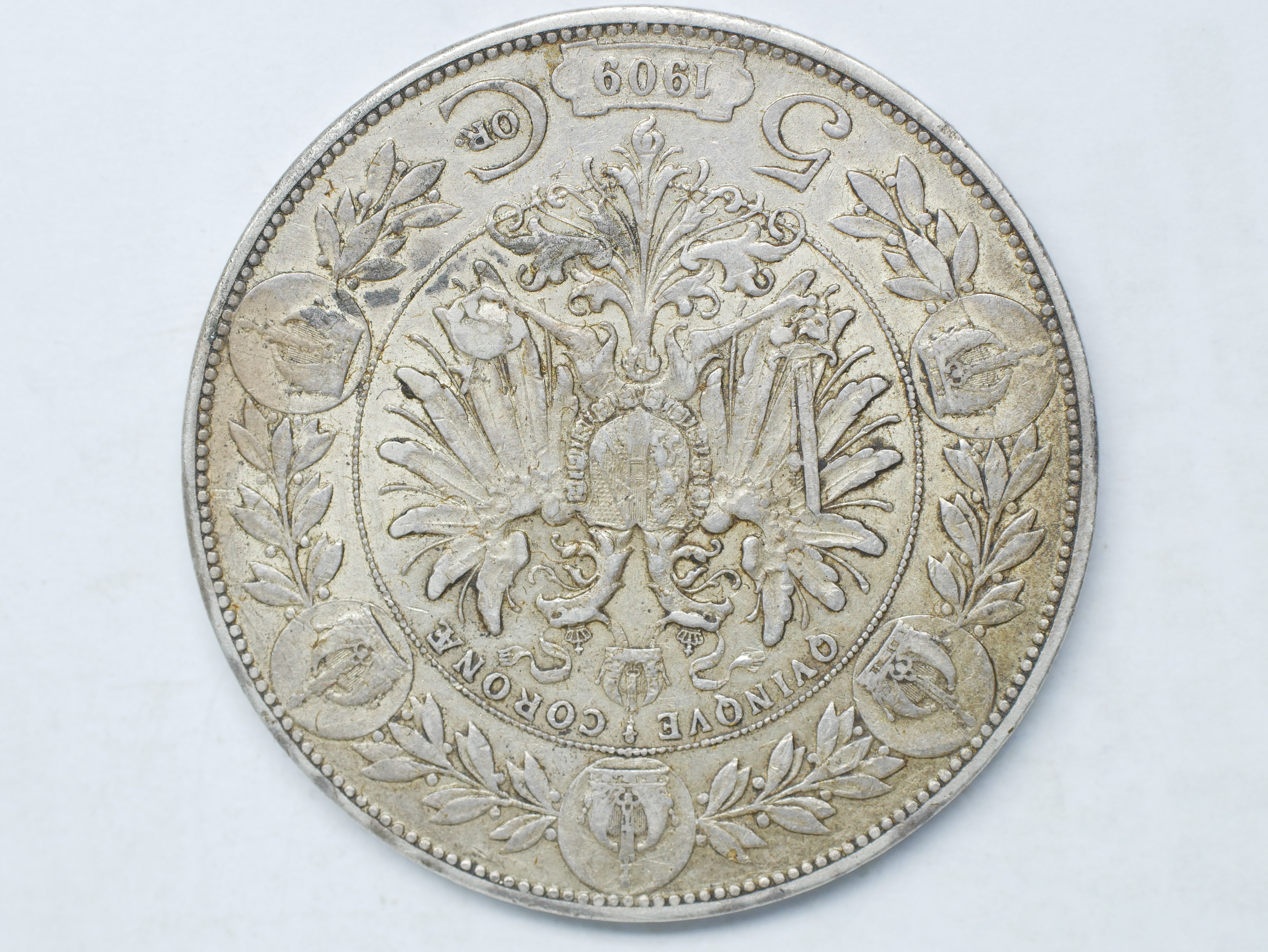 Rakousko - 5 korona, 1909, BZ   