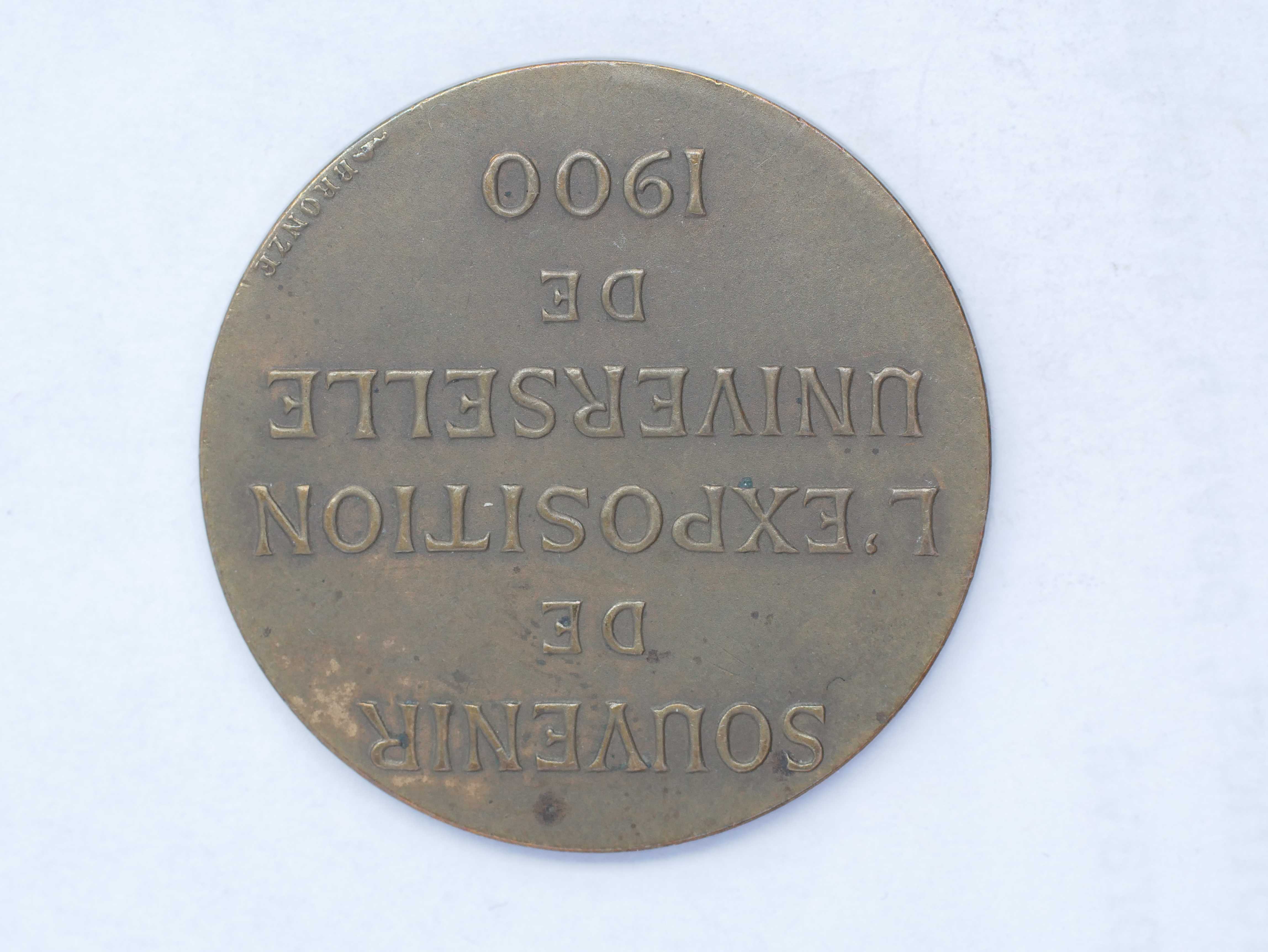 Francie - Medaile, 1900, Výstava Paříž, 13,66g, 31mm   