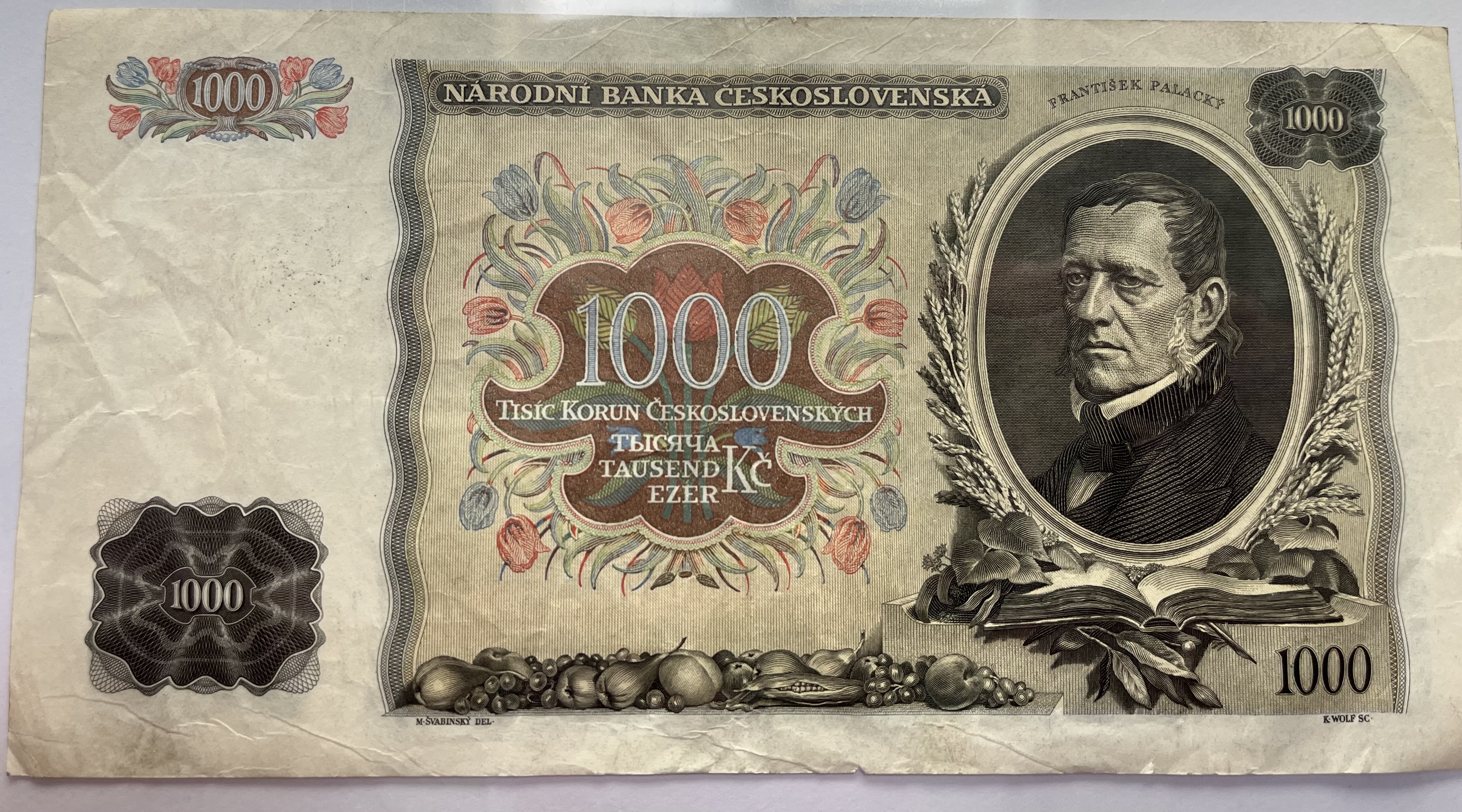 Československo -1000 korun, 1934, E