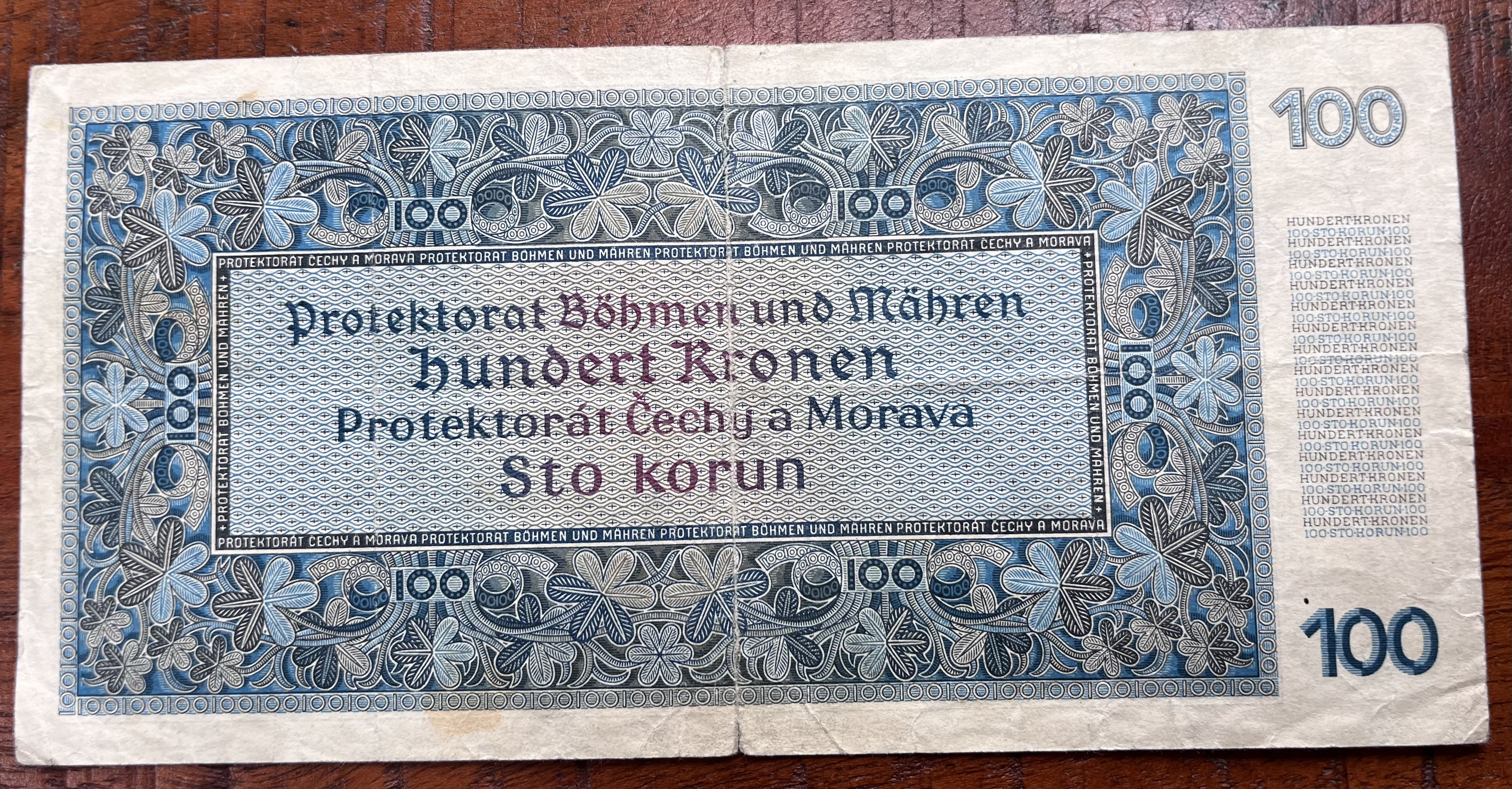 Československo -100 korun, 1940, 6A