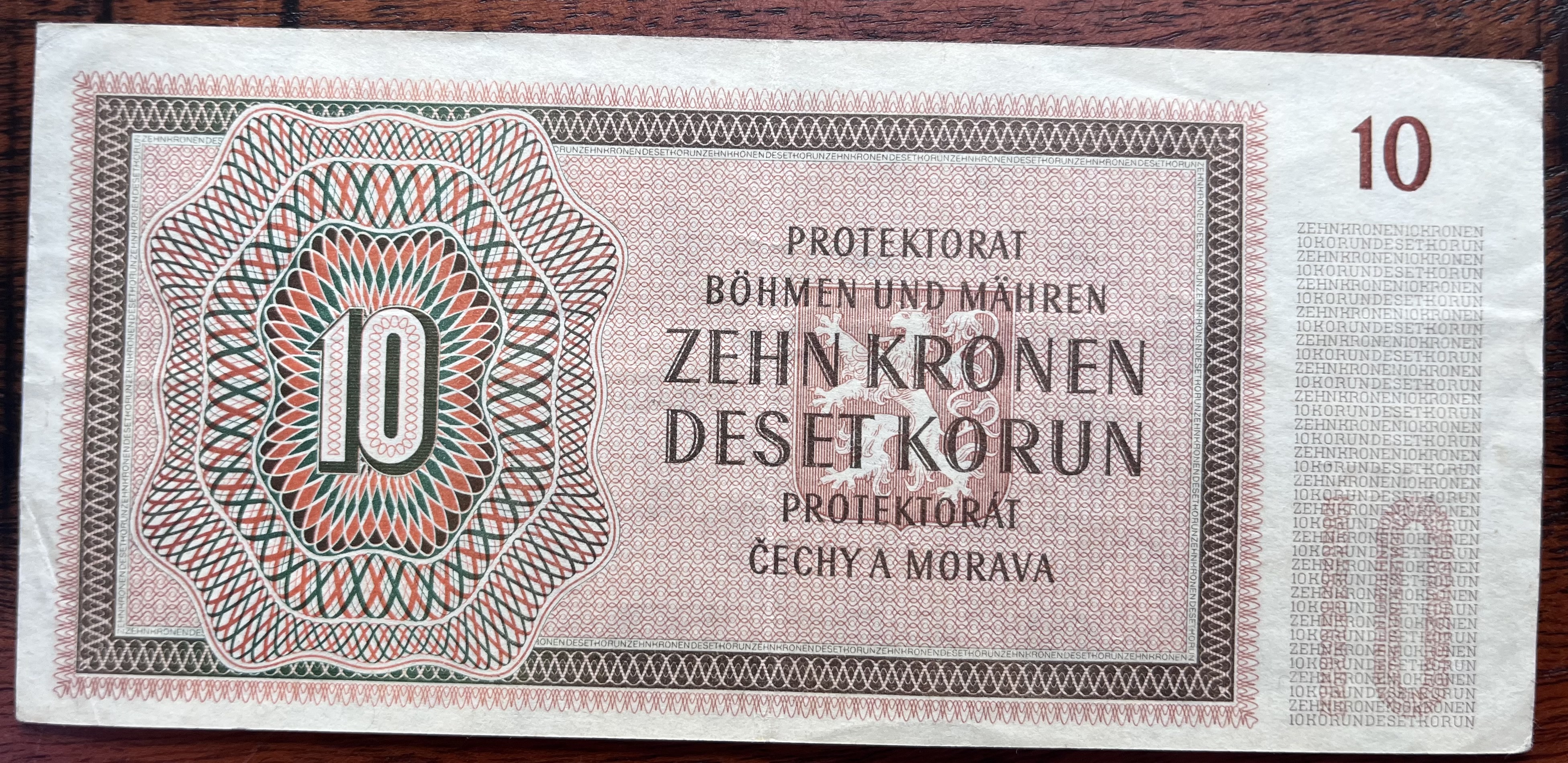 Československo -10 korun, 1942, N 11