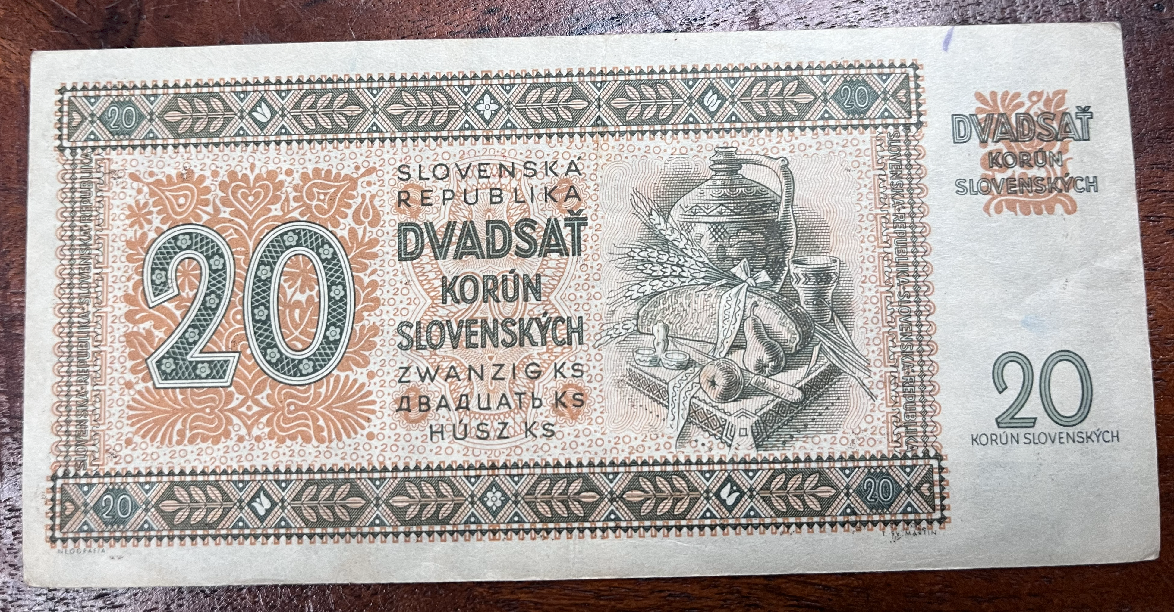 Československo -20 korún, 1942, Sn 21