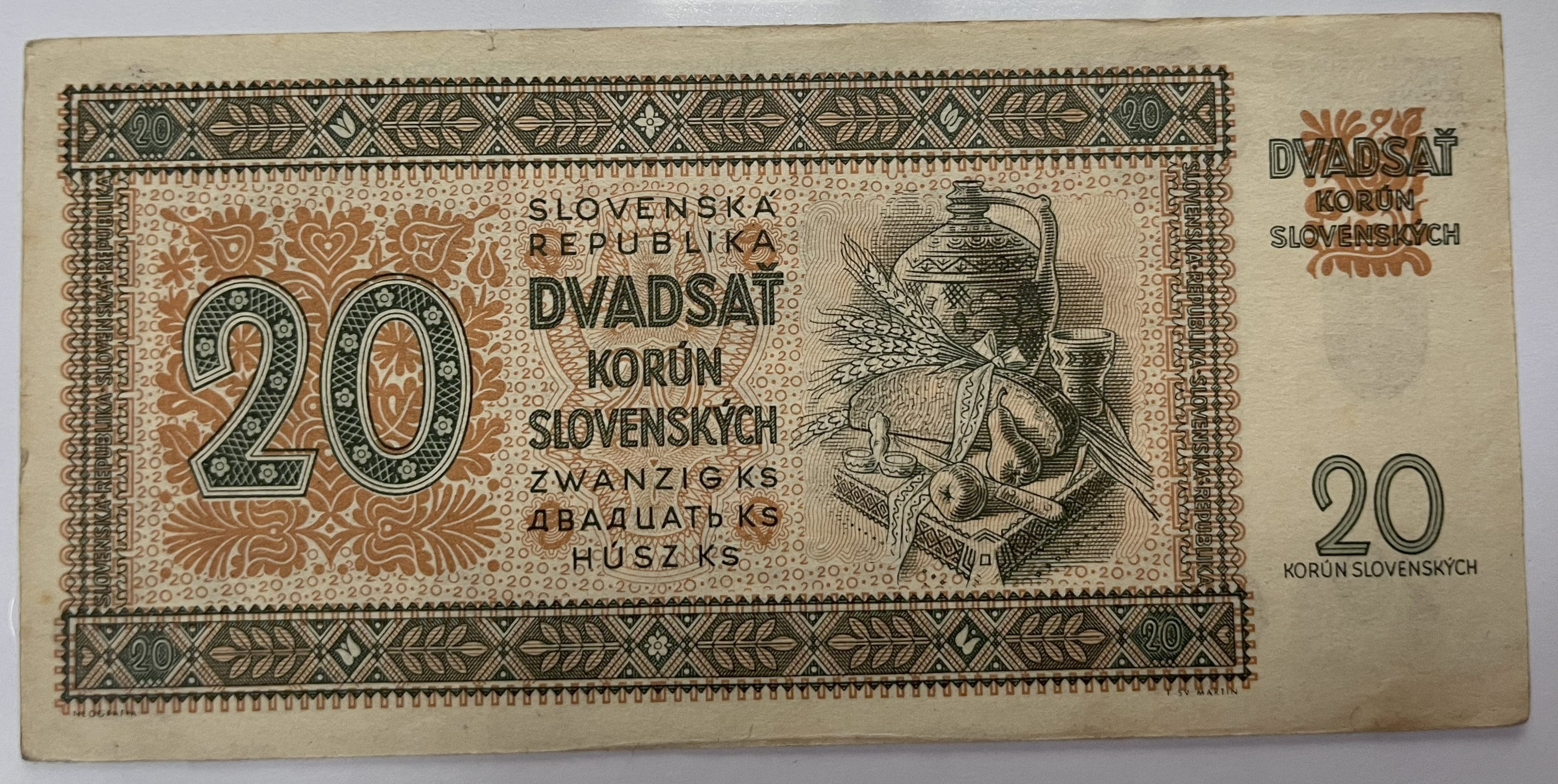 Československo -20 korún, 1942, Nz 11