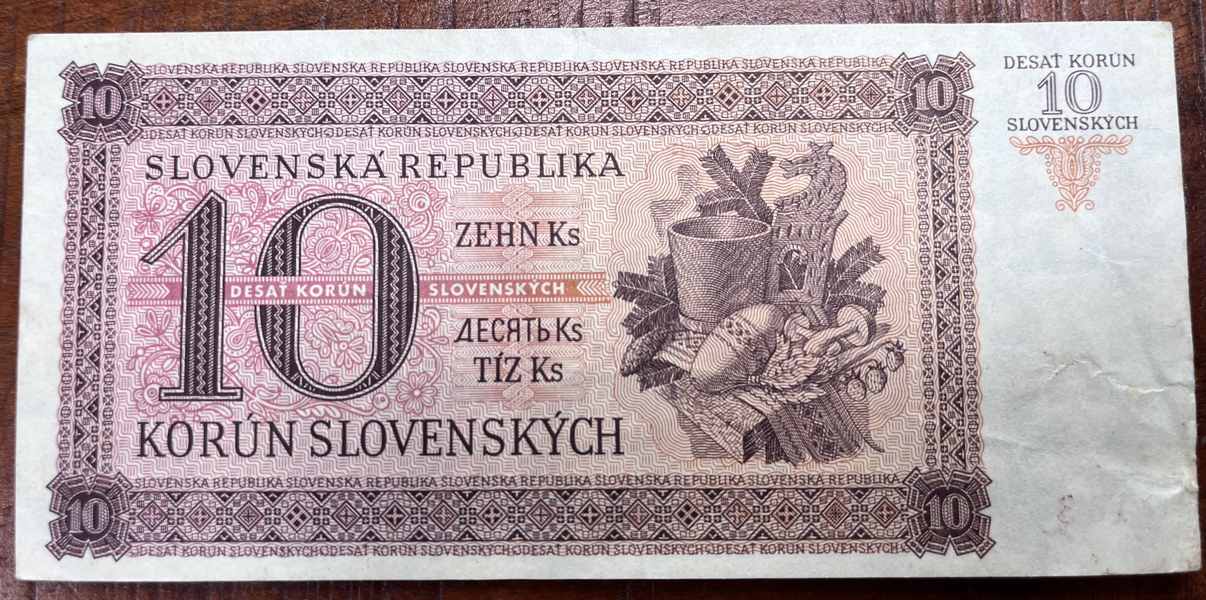 Československo -10 korún, 1943, YO 3