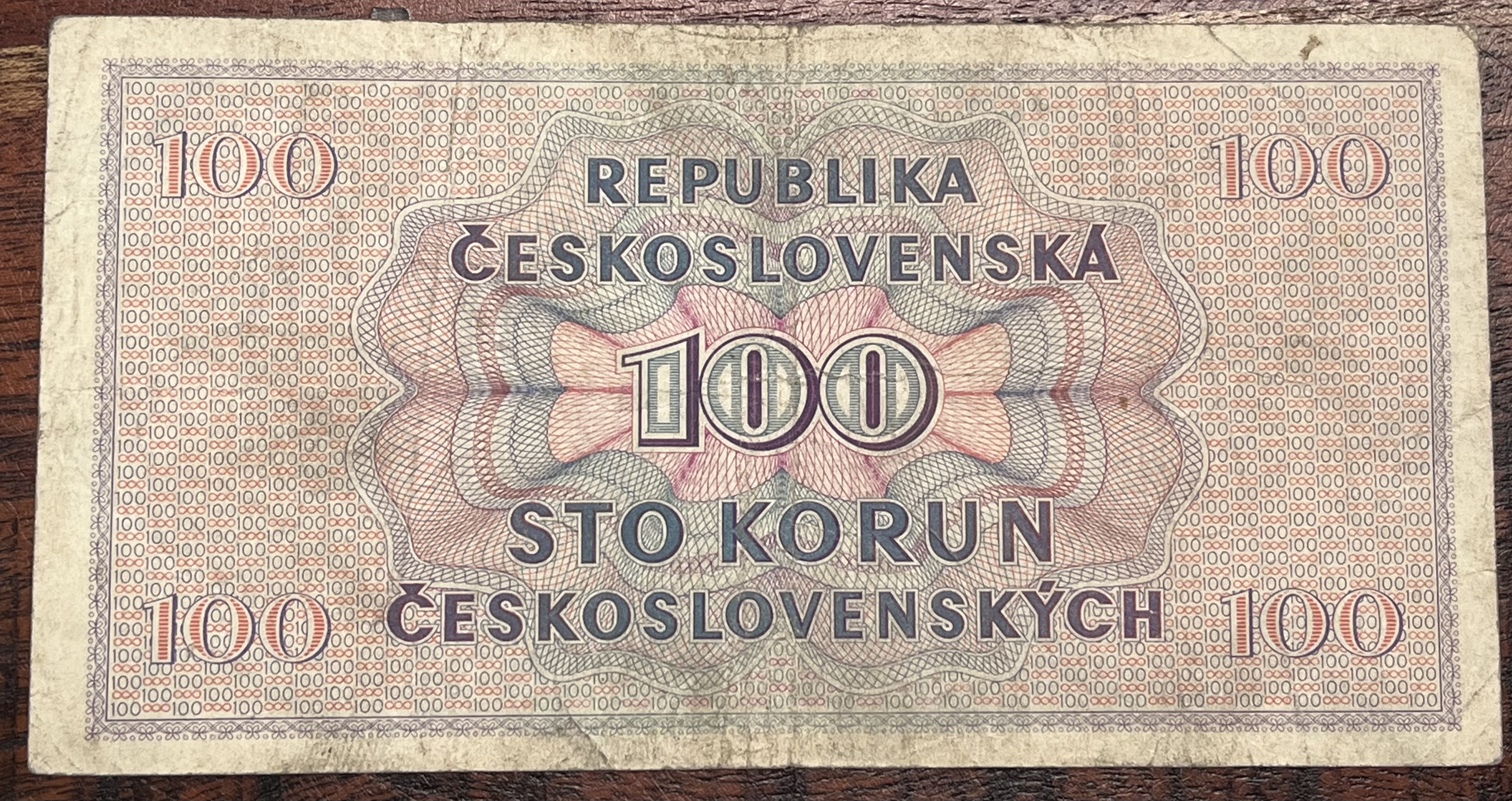 Československo -100 korun, 1945, vzácnější série N