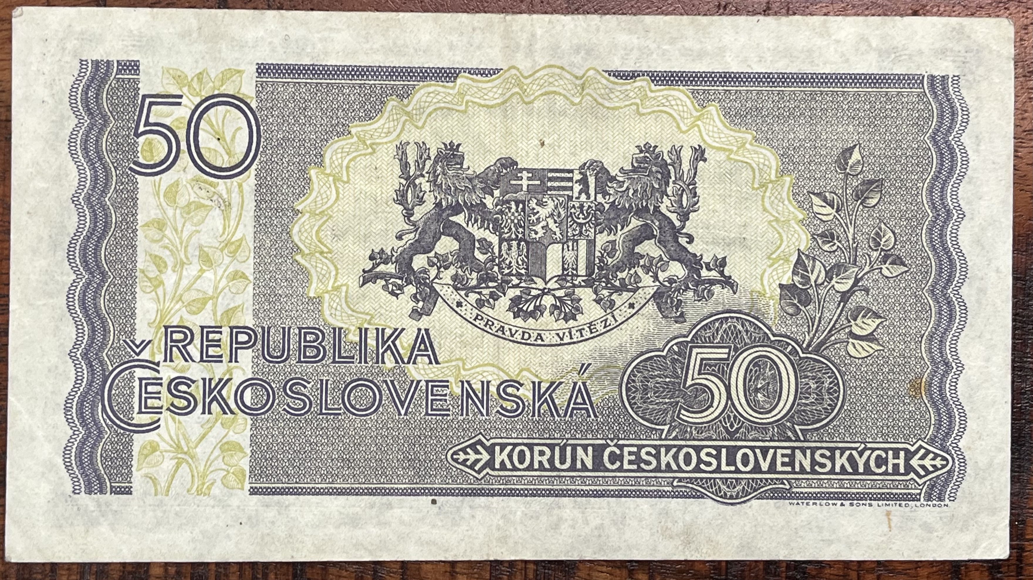 Československo - 50 korun - 1945 - MK