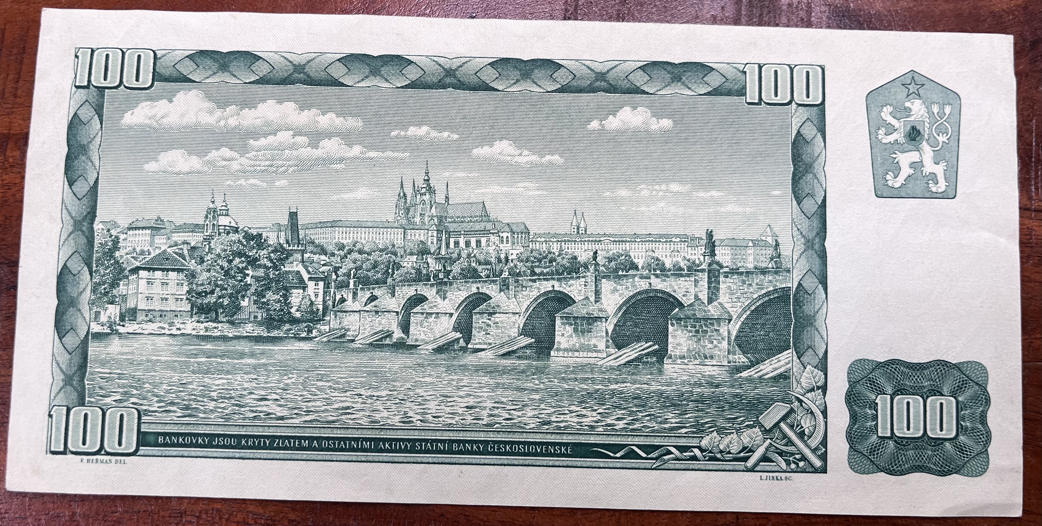 Československo - 1OO kčs - 1961 - P59 - AUNC